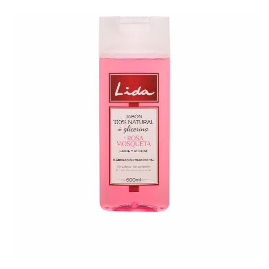 Lida Jabon Glicerina 100% naturlig 600ml