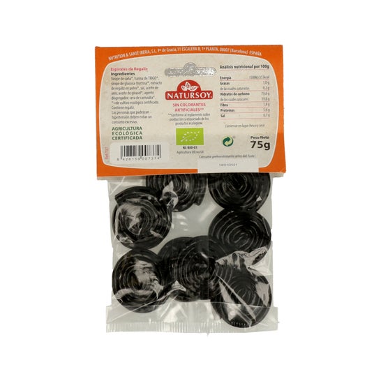 Natursoy Regaliz Espiral 75 G Bio