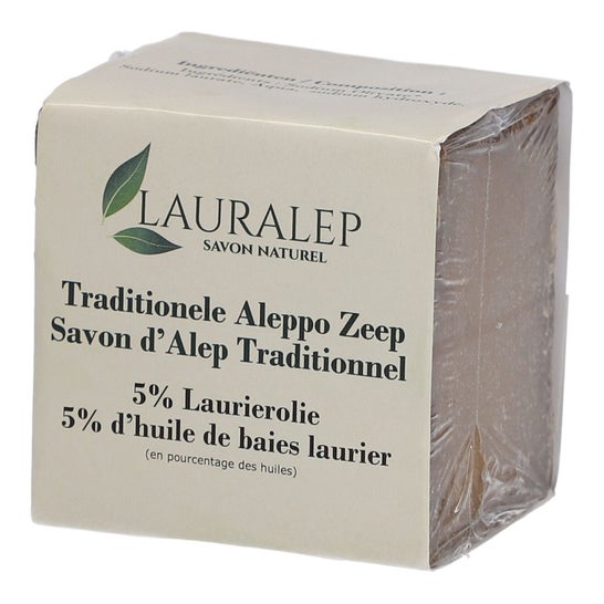 Lauralep Jabón de Alepo Tradicional 5% 200 gr