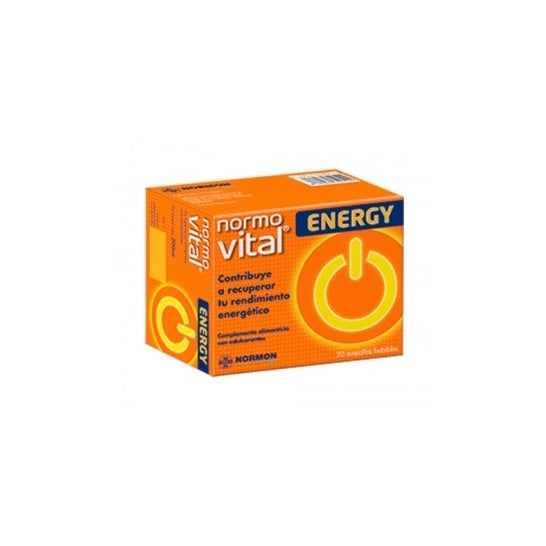 Normovital Energy 20 Ampollas