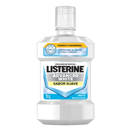 Listerine Advanced White Sabor Suave 1L
