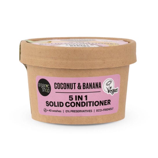 Organic Shop Coconut Banana 5in1 Solid Conditioner 60g