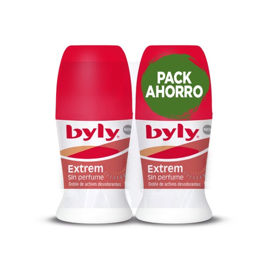 Byly Extrem 72H Desodorante Roll-On 2x50ml