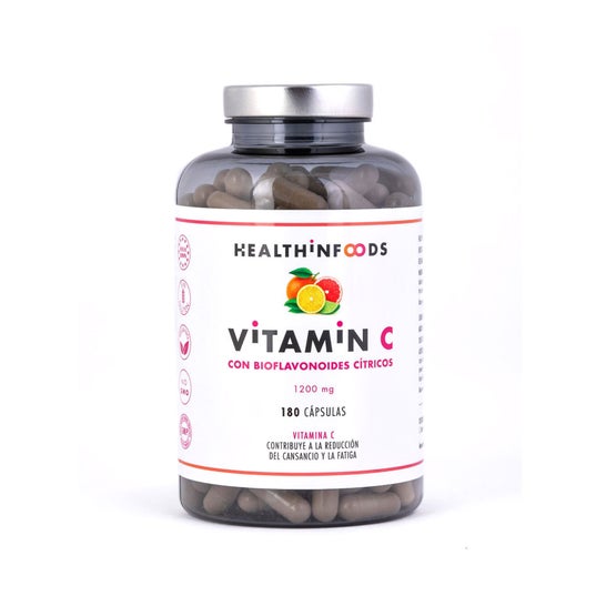 Healthinfoods Vitamin C with Bioflavonoids 180caps