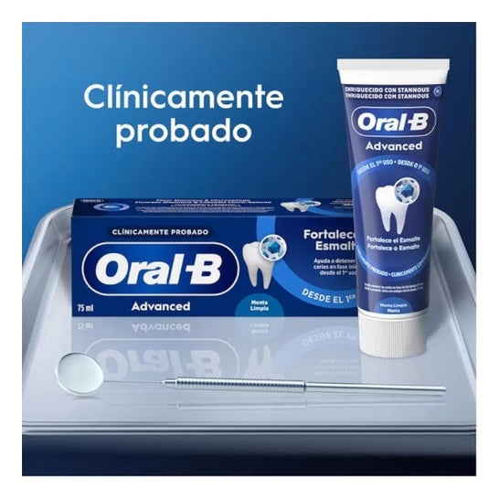 Oral-B Pack Advanced Fortalece el Esmalte Pasta Dental 2x75ml Oral-B Pack Advanced Fortalece el Esmalte Pasta Dental 2x75ml