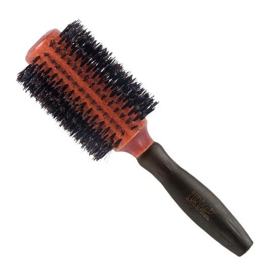 Eurostil Circular Brush Mixed boar and rubber handle 38mm