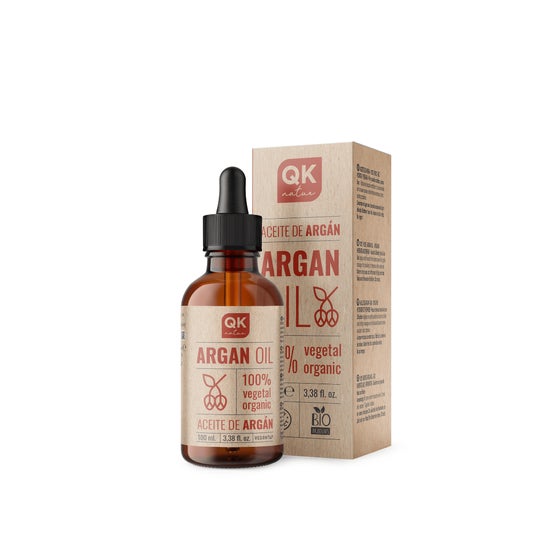 QKnatur Aceite de Argán 100% Puro Orgánico Vegano 100ml