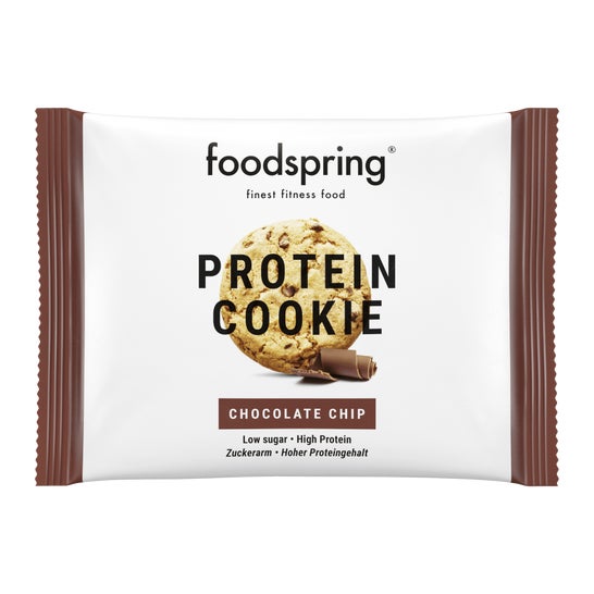 Foodspring Protein Cookie Gotas de Chocolate 50g