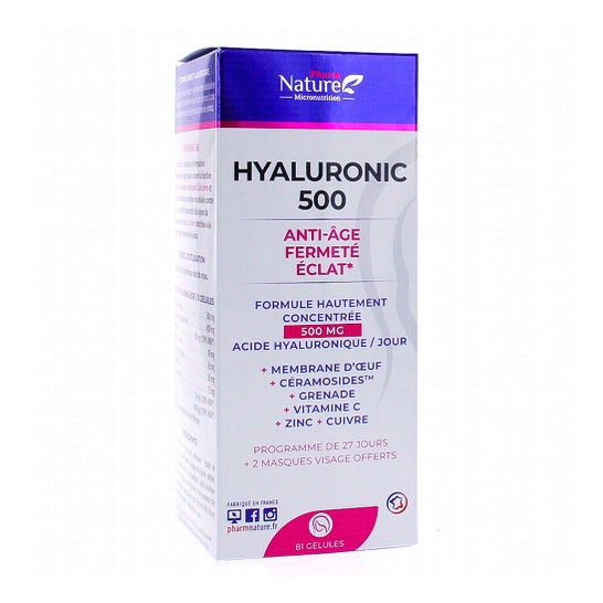 Pharm Nature Hyaluronic 500 Antiedad 81caps