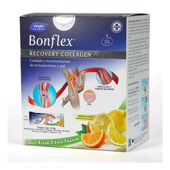 Mayla Bonflex Recovery Collageen Citrus 2x30 sticks
