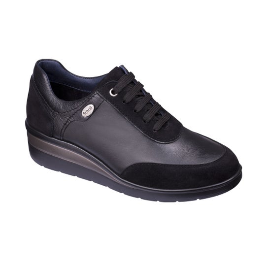 Scholl Enja Sznurowadła Buty Czarny T38 1 Para