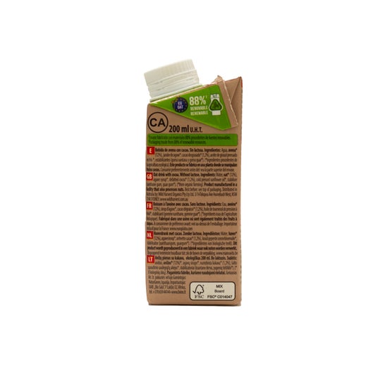 Naturgreen Bebida Ecológica de Avena y Cacao 200 ml