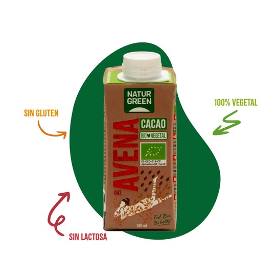 Naturgreen Bebida Ecológica de Avena y Cacao 200 ml