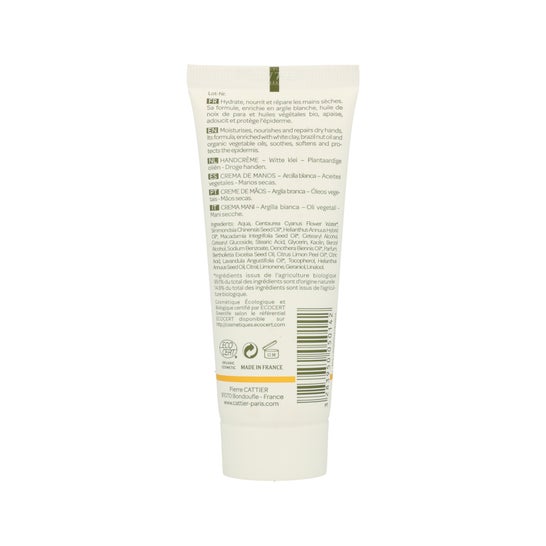 Cattier Crema de Manos Pieles Secas 75 ml