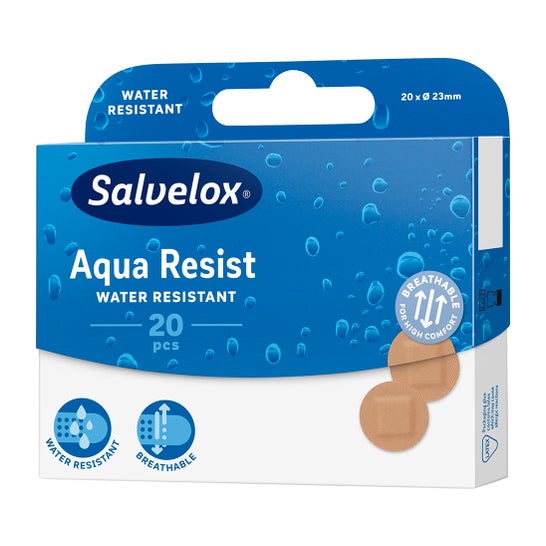 Salvelox Aqua Resistente runde Pflaster 20 Stück