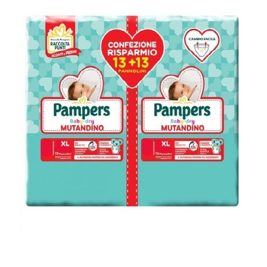 Pampers Baby Dry Duo Dwct 6 XL 26uds