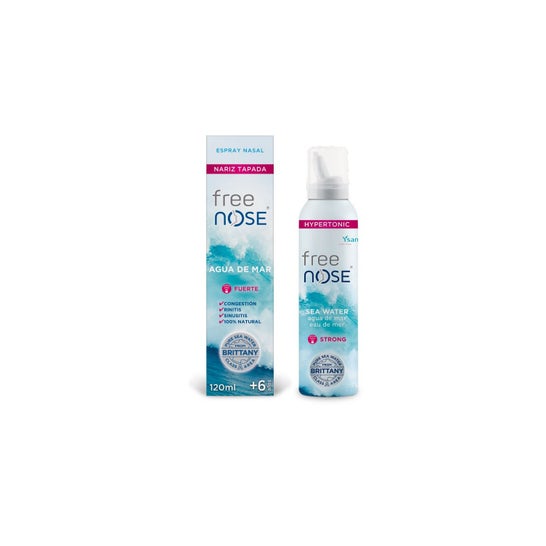 Freenose Hypertonisk havvand stærk næsespray 120 ml