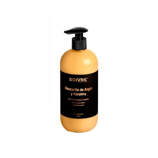 Soivre nourishing argan oil and keratin hair mask 500ml