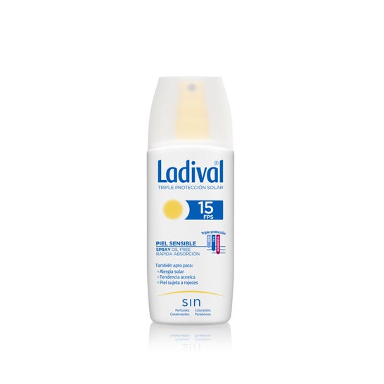 Ladival® gevoelige huid of allergische SPF15 + spray 150ml