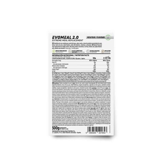 HSN Evomeal 2.0 Sustituto de Comida Sin Sabor 500g