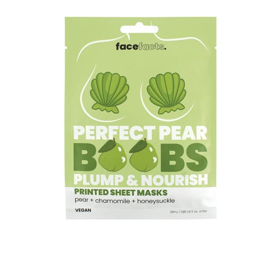 FaceFacts Perfect Pear Boobs Plump & Nourish Masks 25ml