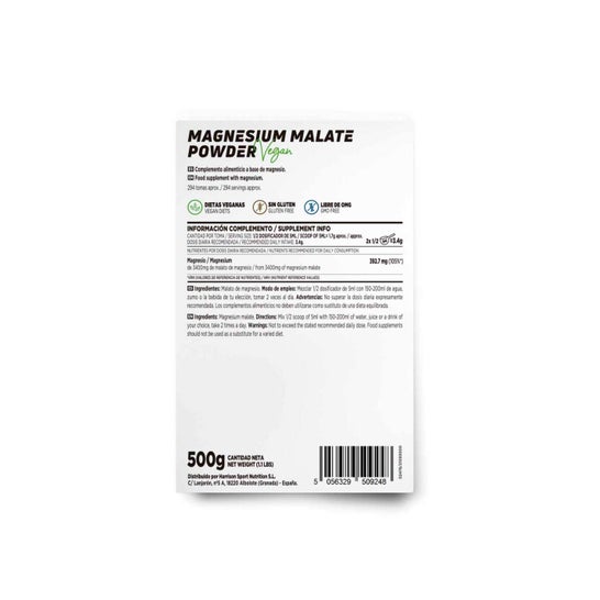 HSN Malato de Magnesio en Polvo 500 g