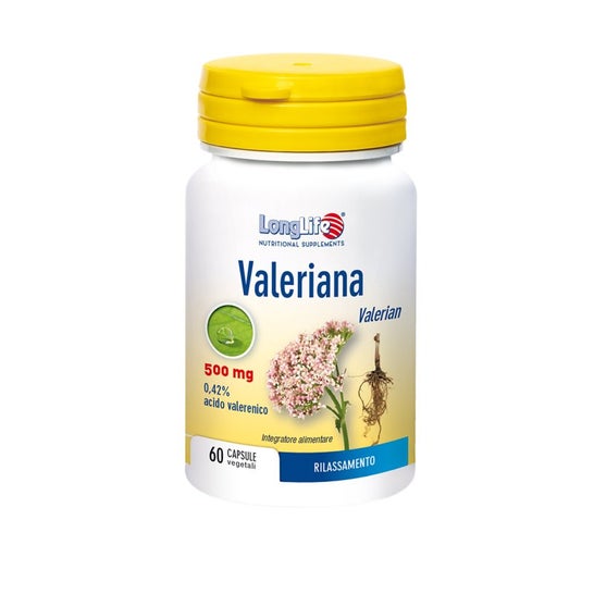 Longlife Valeriana 500mg 60caps