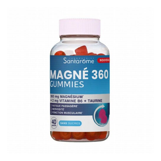 Santarome Magné 360 Sin Azúcar 40 Gummies