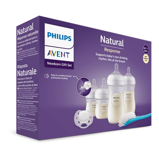Philips Avent Kit nouveau-né Natural, 2 Biberons 260ml, 2 Biberons