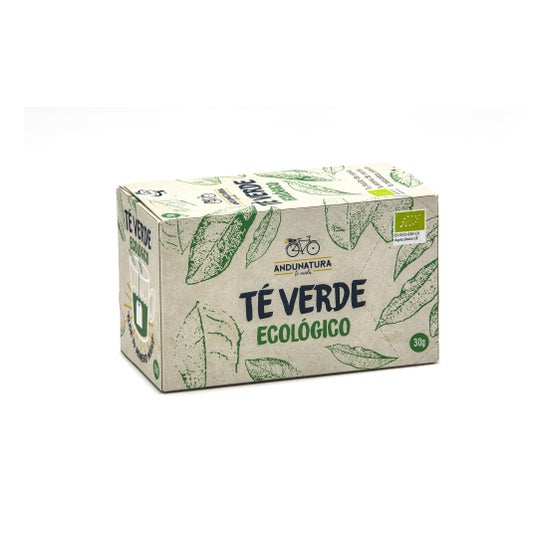 Andunatura Grüner Tee ECO Schachtel mit 20 Aufgüssen
