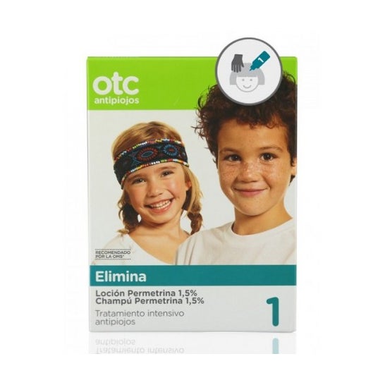 OTC anti-lice pack eliminates lice lotion 125ml + shampoo 125ml