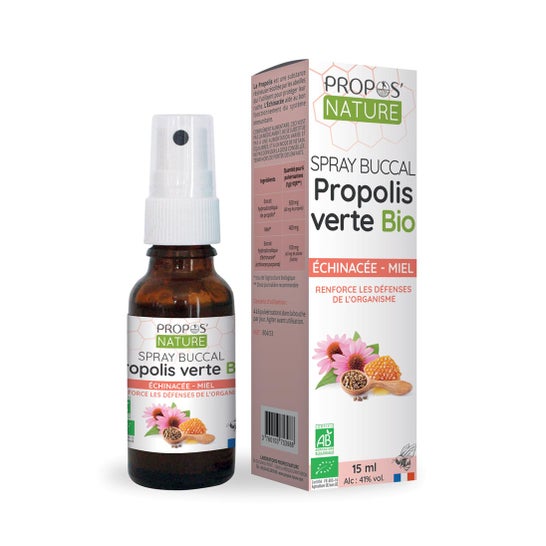 Propos'Nature Spray Bucal Própolis Miel Equinácea Bio 20 ml