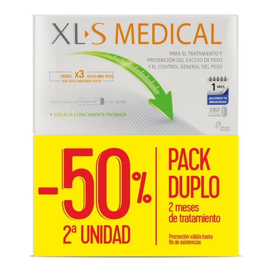XLS Medical Pack Captagrasas 2x180comp