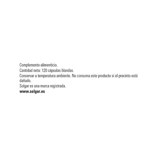 Solgar Omega-3 Doble Concentración 120 perlas