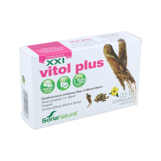 Soria Natural 3 C Vitolplus Liberación Prolongada 30caps