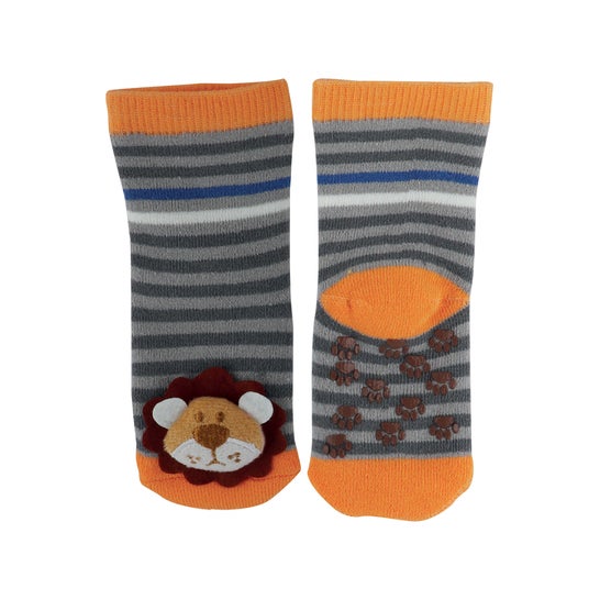 Babyoops Indoor-Socken Löwe 1 Stück