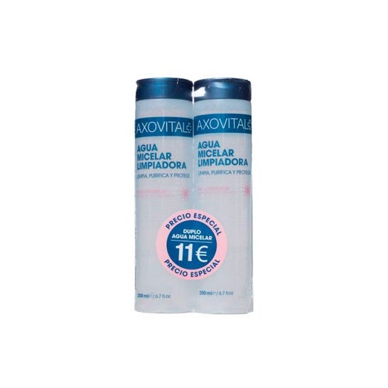 Axovital Agua Micelar Limpiadora 200 ml+200 ml