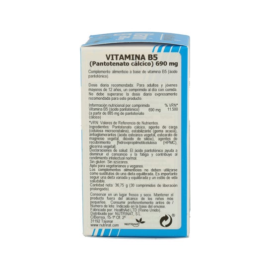 Health Aid Vitamin B5 690 mg
