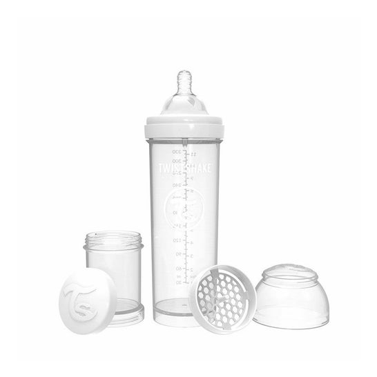 Twistshake Biberon Anticolico 330ml Hvid