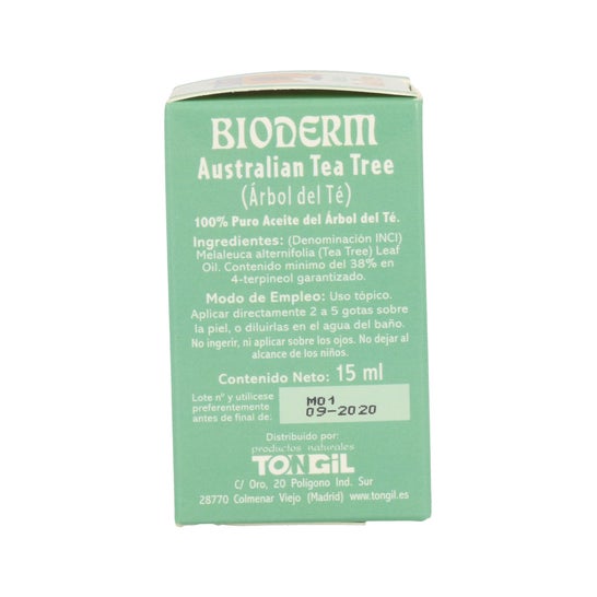 Tongil Bioderm Árbol Del Té 100% Puro 15 ml