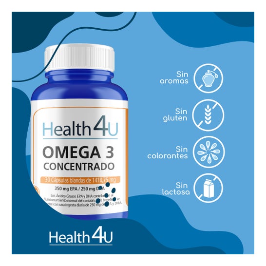 H4U Omega 3 Concentrado 30 cápsulas blandas