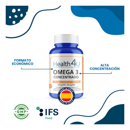 H4U Omega 3 Concentrado 30 cápsulas blandas