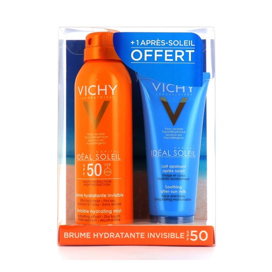 Vichy Ideal Sonnennebel unsichtbarer Feuchtigkeitsnebel SPF50 200 ml