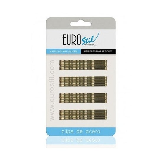 Eurostil Steel Clips 50 Mm Bronze 24pcs