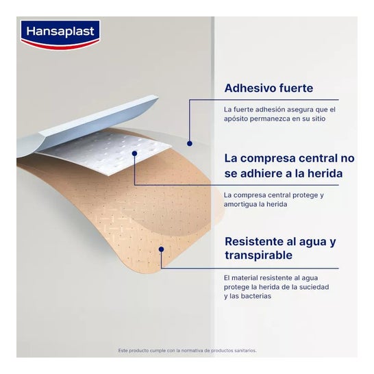 Hansaplast Aposito universale Aposito Adhesivo Tira 1 X 6 Cm Hansaplast Aposito universale Aposito Adhesivo Tira 1 X 6 Cm