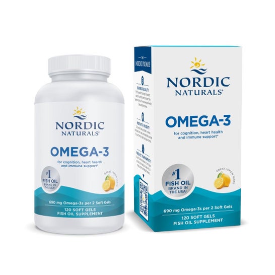 Nordic Naturals Omega-3 690mg Limón 120caps