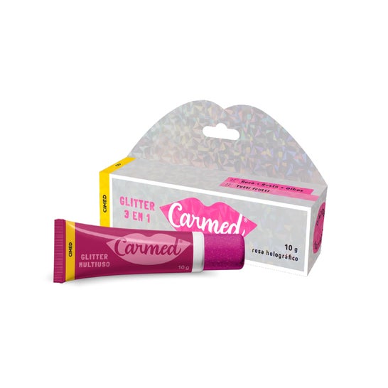 Carmed Hidratante Labial Glitter 3 en 1 10g Carmed Hidratante Labial Glitter 3 en 1 10g