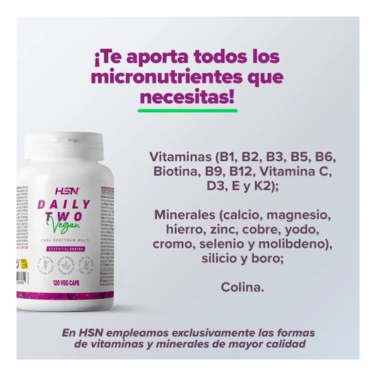 HSN Daily Two Multivitamínico 120vcaps