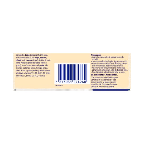 Nestle 8 Cereal Brick Listo Para Tomar 2x250 ml