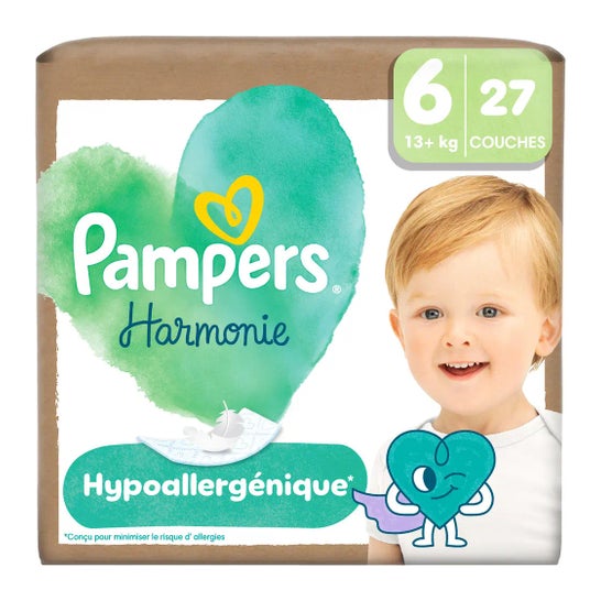 Pampers Harmonie Pannolino Ipoallergenico Taglia 6 13+ kg 27 pz